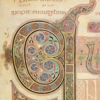 Illuminated Letters - Synopsis of the Lindisfarne Gospels