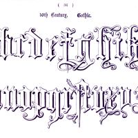 Typography - Alphabet - Ornamental, Renaissance, medieval